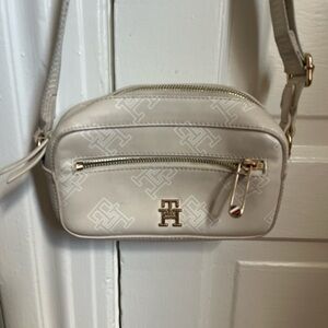Tommy Hilfiger Cream Crossbody Bag